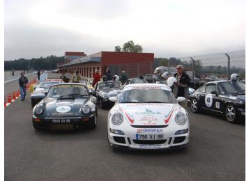 Avec la Porsche 997 GT 3 au France Tour