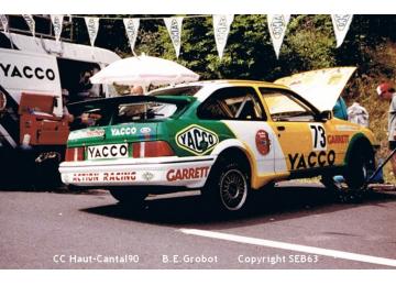 C.C du Haut Cantal 1990 avec la Sierra